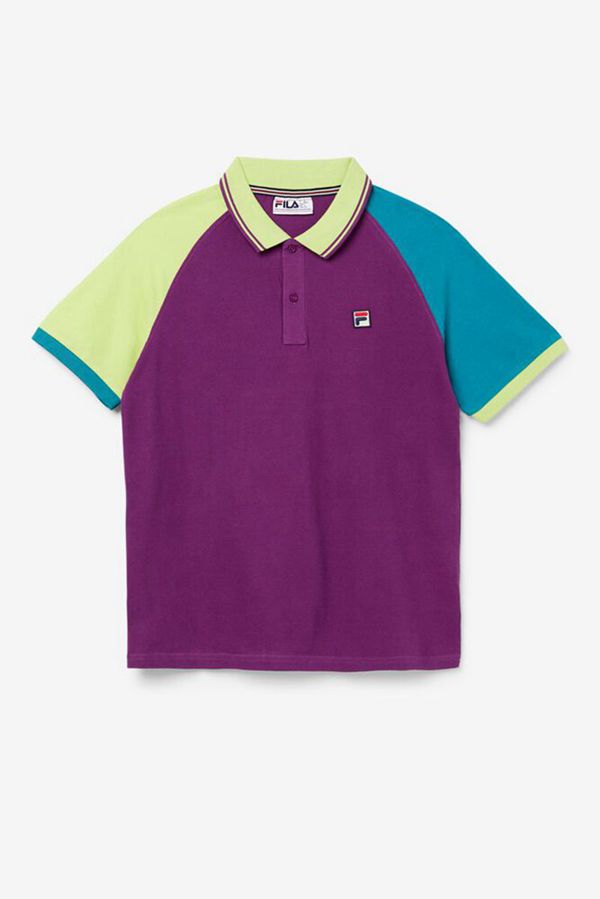 Camisas Polo Fila Homem Roxo/- Fila Apollo Portugal Lisboa,LHWR-78203